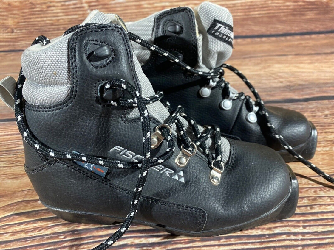 Fischer Kids Nordic Cross Country Ski Boots Size EU31 US12.5 SNS Profil F-509