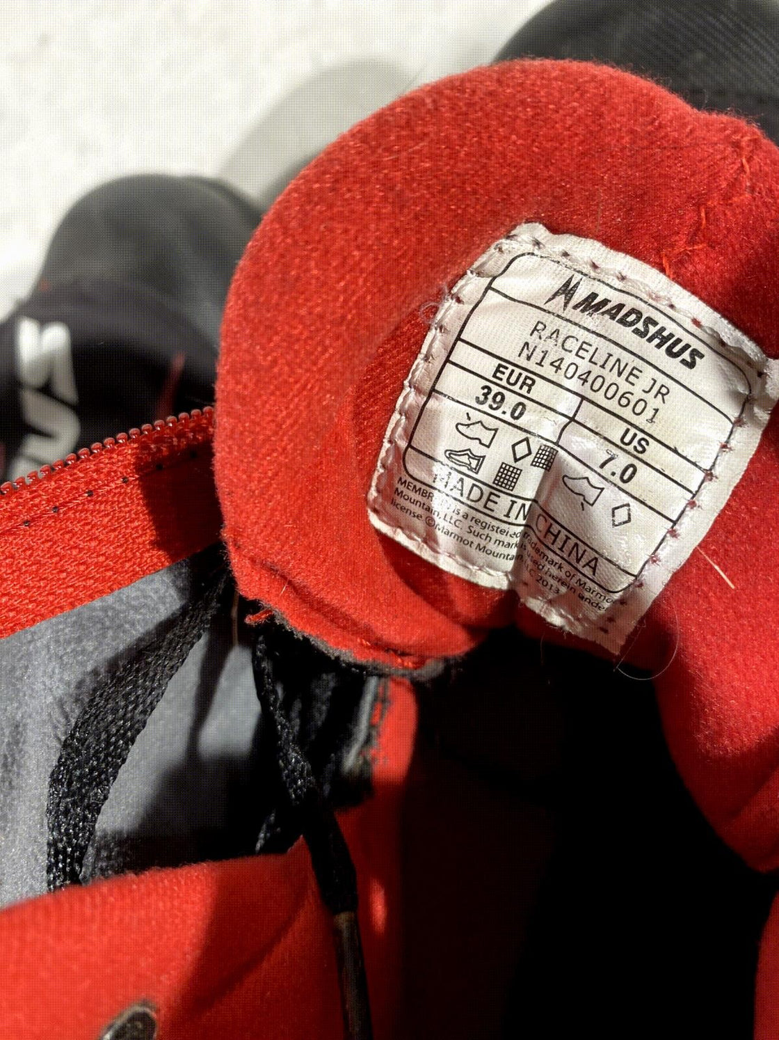 Madshus Race Line Nordic Cross Country Ski Boots Size EU39 US7 NNN 2674