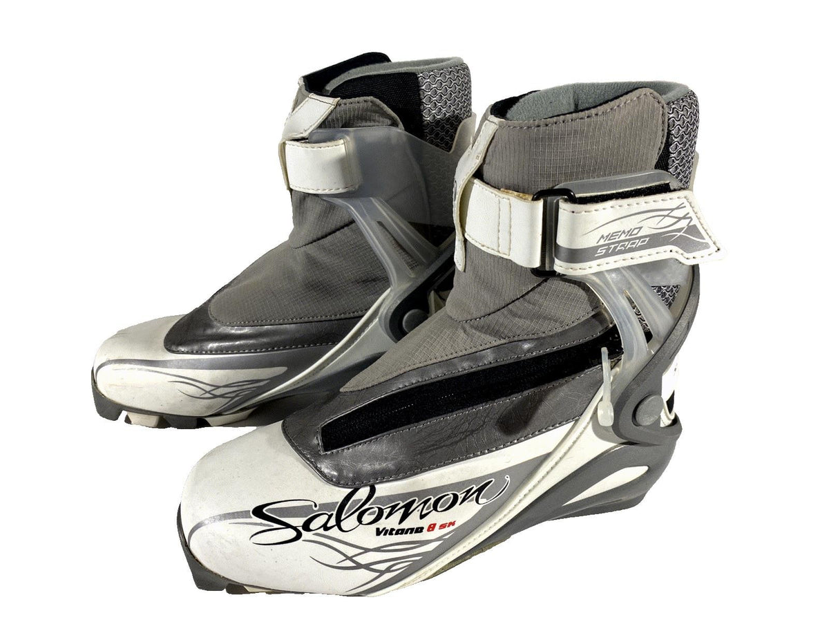 Salomon Vitane Cross Country Ski Boots Skate SNS Pilot EU 36 US 6 220mm 2150