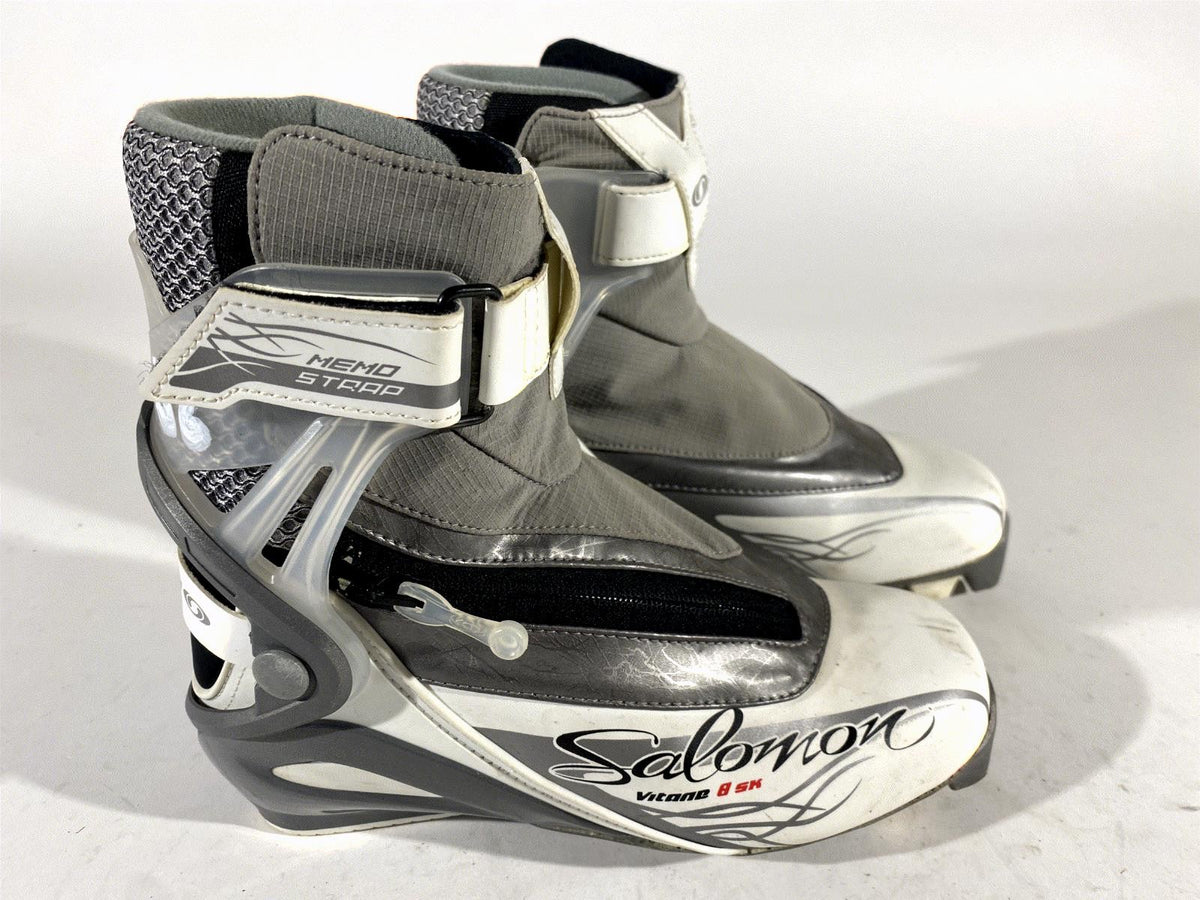 Salomon Vitane Cross Country Ski Boots Skate SNS Pilot EU 36 US 6 220mm 2150
