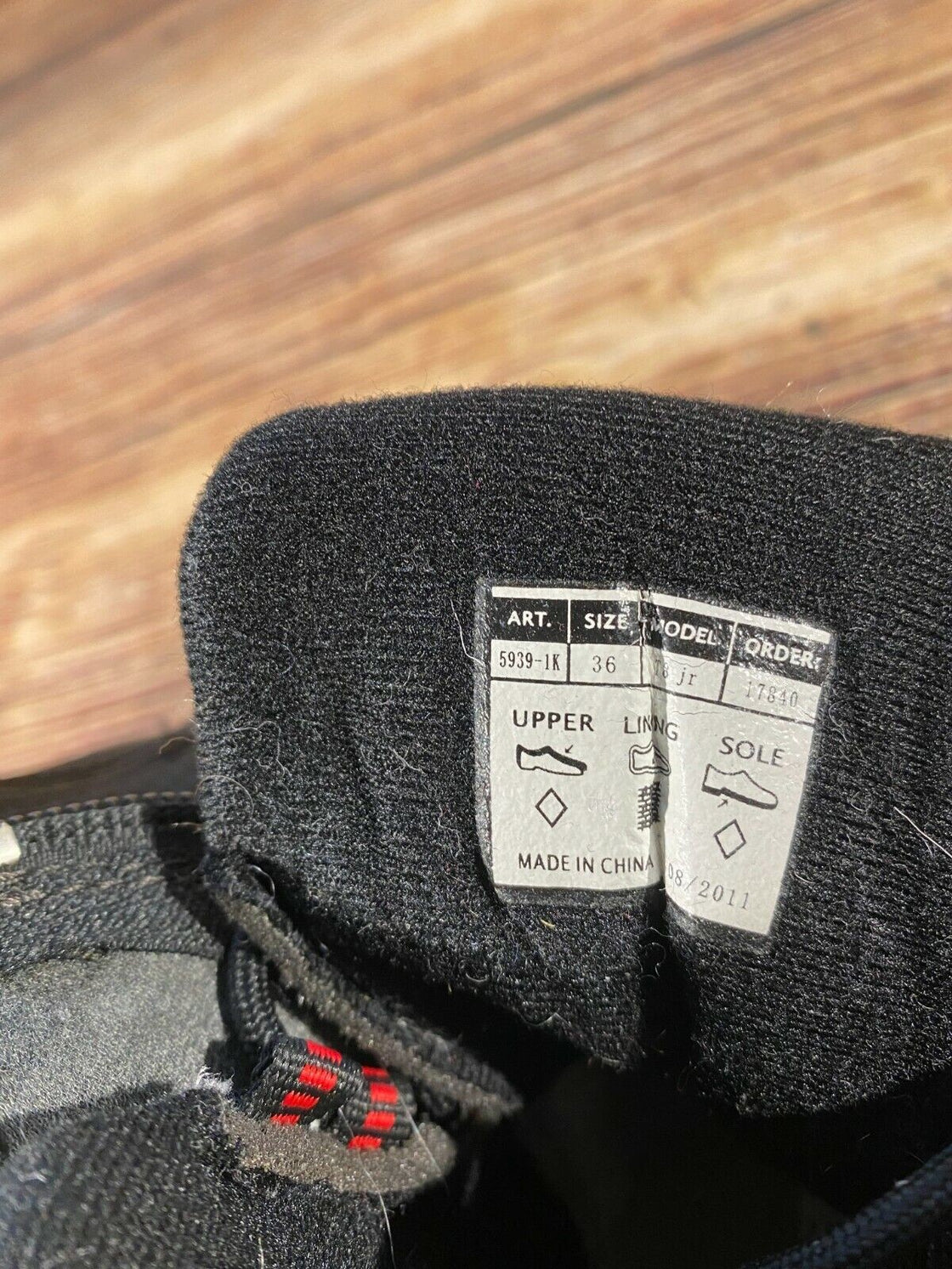 Alpina Touring Nordic Cross Country Ski Boots Size EU36 US4.5 for NNN 1054