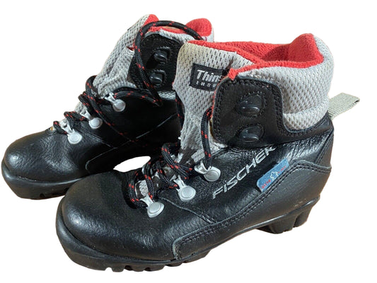 Fischer Cross Country Ski Boots Classic SNS Profil EU 29 US 11.5 Kids F-510