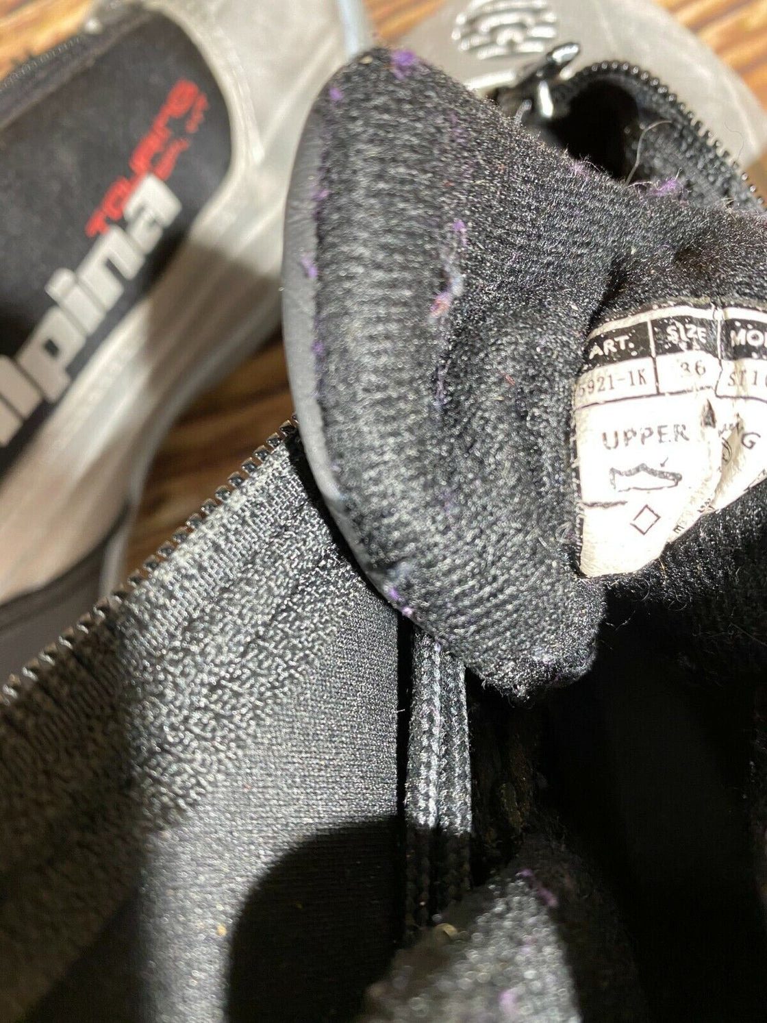 Alpina ST10JR Cross Country Ski Boots Classic Size EU36 US4.5 NNN Rottefella 595