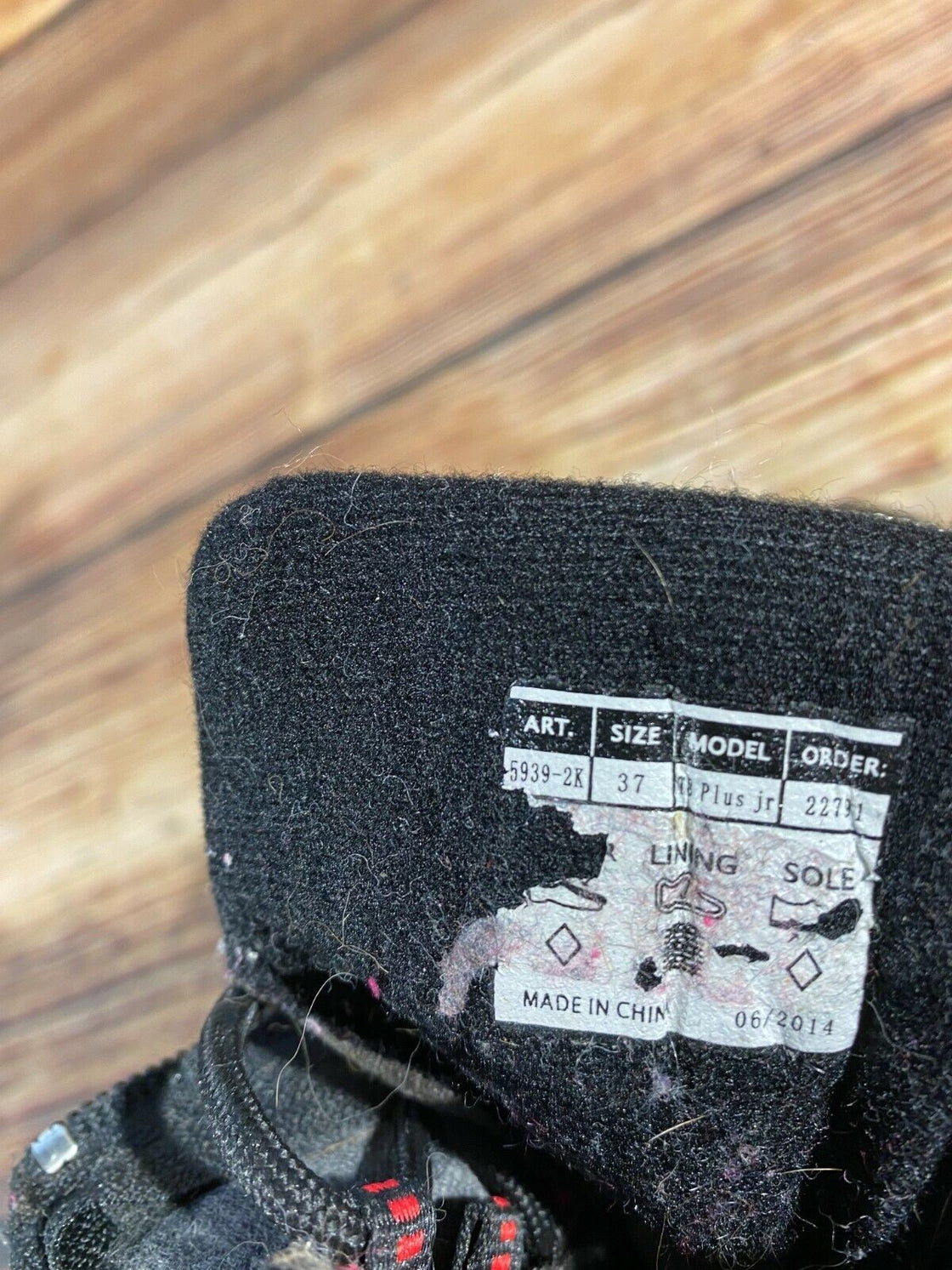 Alpina Touring JR Nordic Cross Country Ski Boots Size EU37 US5 for NNN 3118