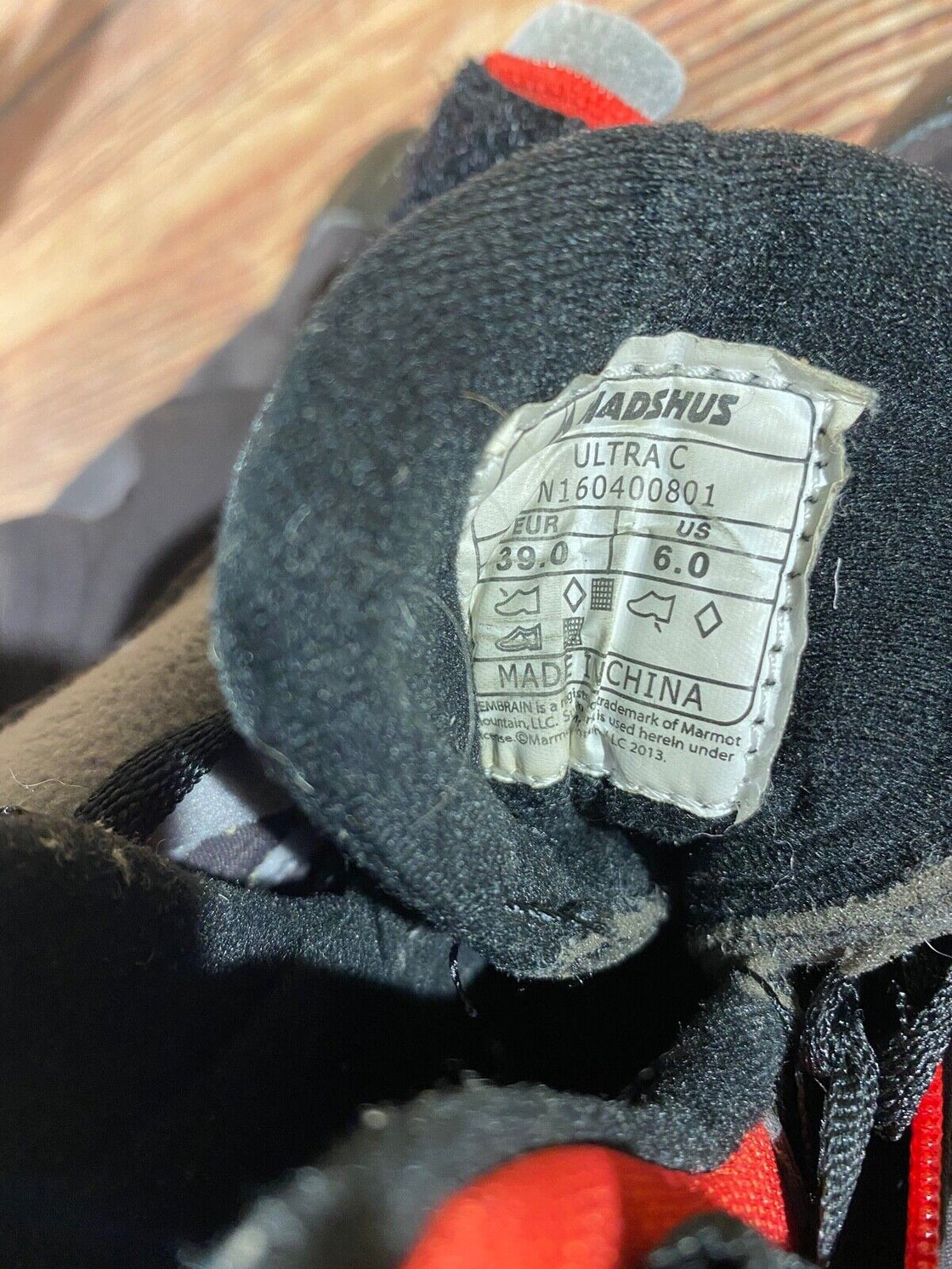 Madshus Ultra C Nordic Cross Country Ski Boots EU39 US6 NNN 2649