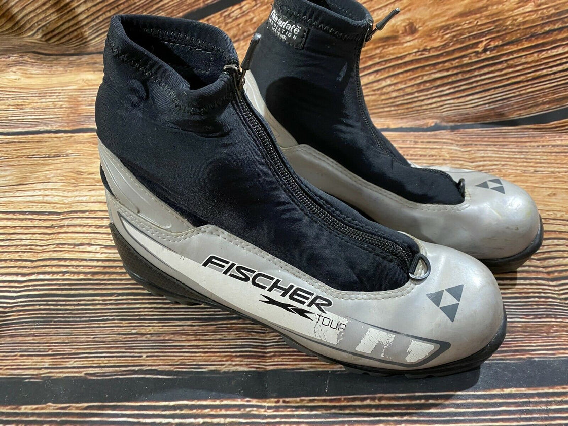 FISCHER XC Touring Nordic Cross Country Ski Boots Size EU38 US6 NNN 1556