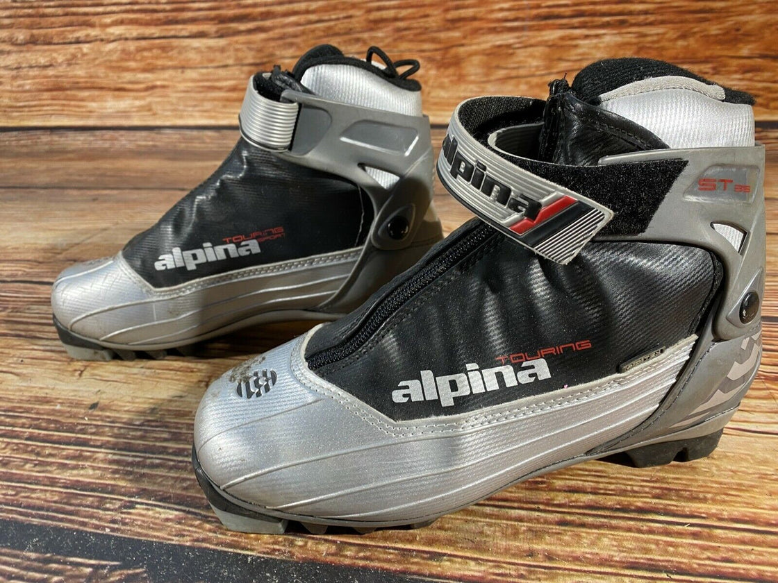 Alpina ST35 Nordic Cross Country Ski Boots Size EU37 US5 for NNN 722