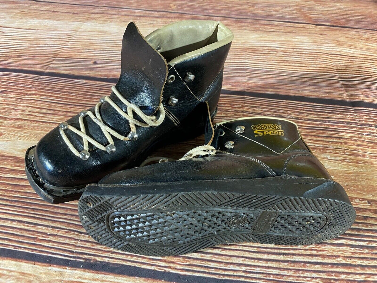 Snow SPEED Cross Country Ski Boots Backcountry 75mm NN EU 37 US 5 Vintage KL54