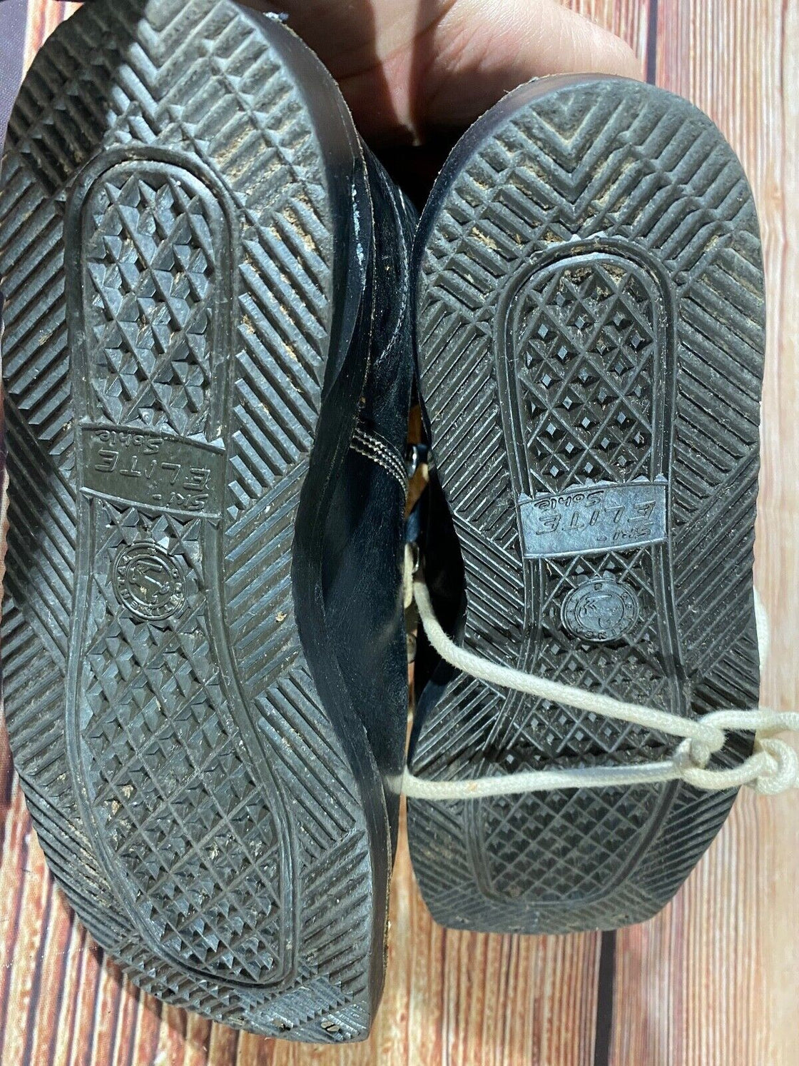 SNOW SPEED Vintage Cross Country Ski Boots Kandahar Cable Bindings EU37 US5 KL54