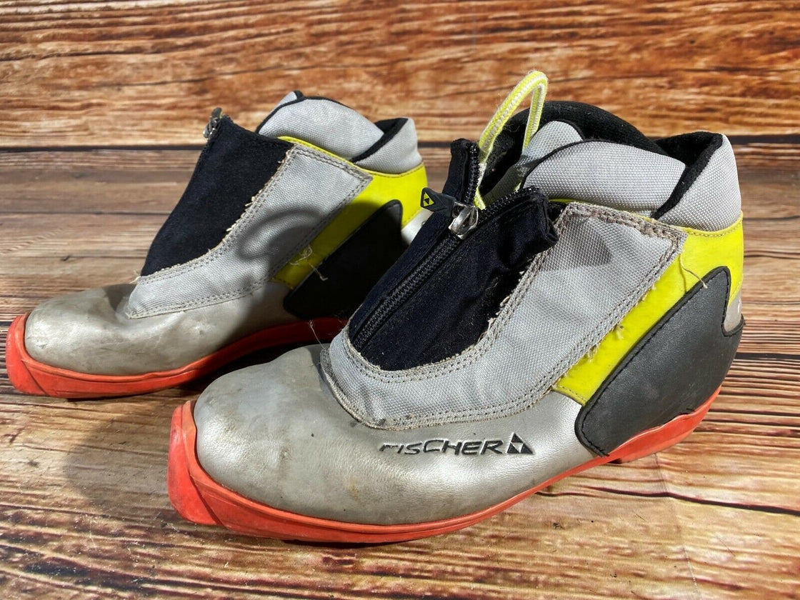 Fischer Nordic Cross Country Ski Boots Kids Size EU37 US5 SNS Profil F-342