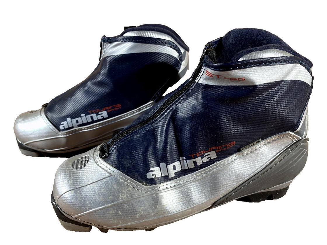 Alpina ST28G Nordic Cross Country Ski Boots Size EU38 US6 for NNN 750