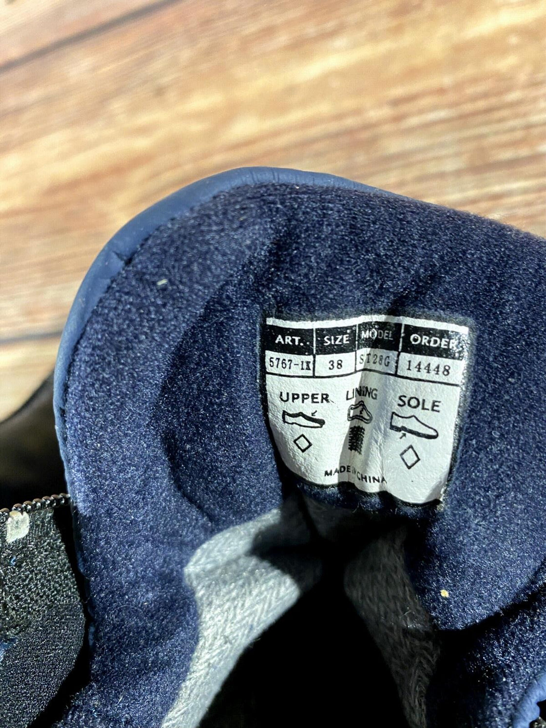 Alpina ST28G Nordic Cross Country Ski Boots Size EU38 US6 for NNN 750