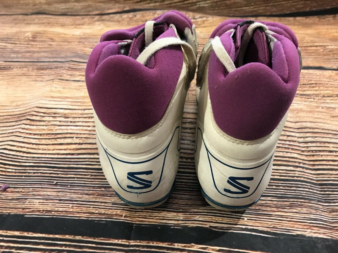 SALOMON 4.1  Combi Classic Cross Country Ski Boots Size EU37 US5 SNS Profil 2221