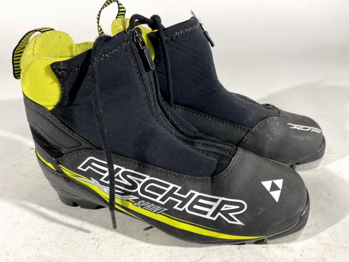 Fischer XJ Sprint Nordic Cross Country Ski Boots Size EU37 US5 NNN 1198