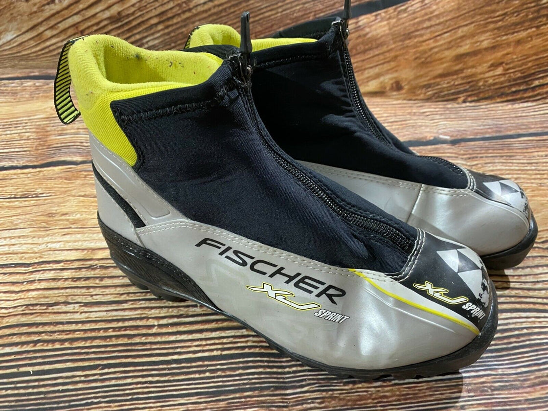 Fischer XJ Sprint Cross Country Ski Boots Combi Size EU37 US5 NNN 1412