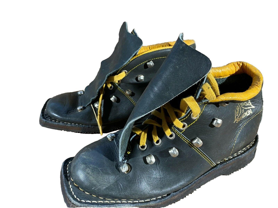LAKE PLACID Cross Country Ski Boots Kandahar Cable Bindings EU39 US6.5 KL30