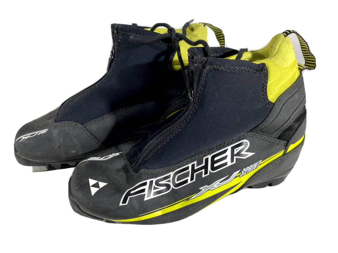 Fischer XJ Sprint Nordic Cross Country Ski Boots Size EU38 US6 NNN 1513