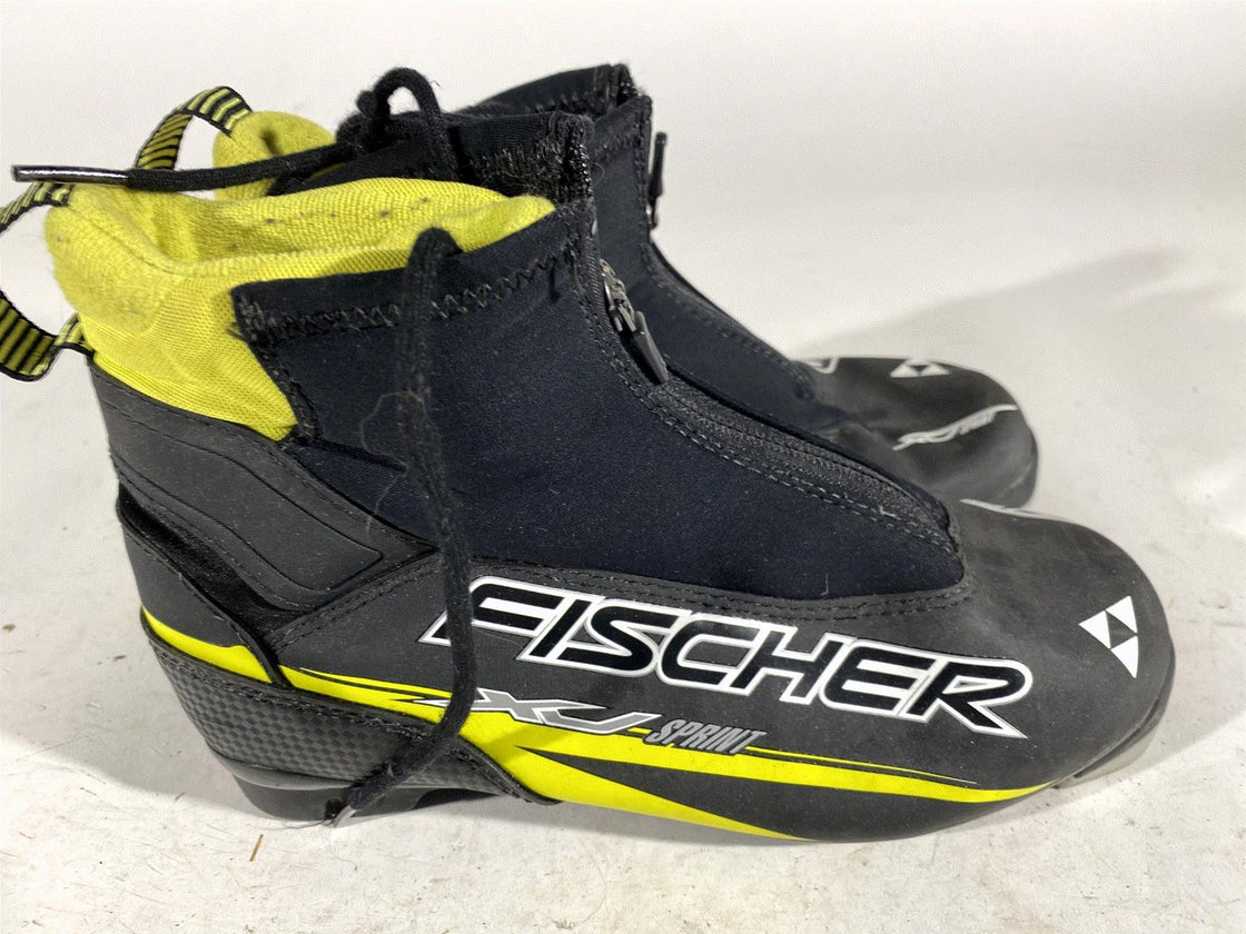 Fischer XJ Sprint Nordic Cross Country Ski Boots Size EU38 US6 NNN 1513
