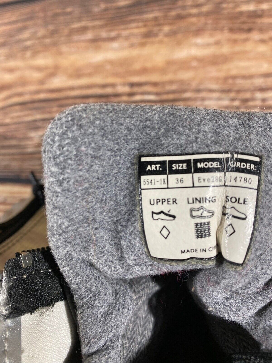 Alpina Eve28G Nordic Cross Country Ski Boots Size EU36 US4.5 for NNN 822