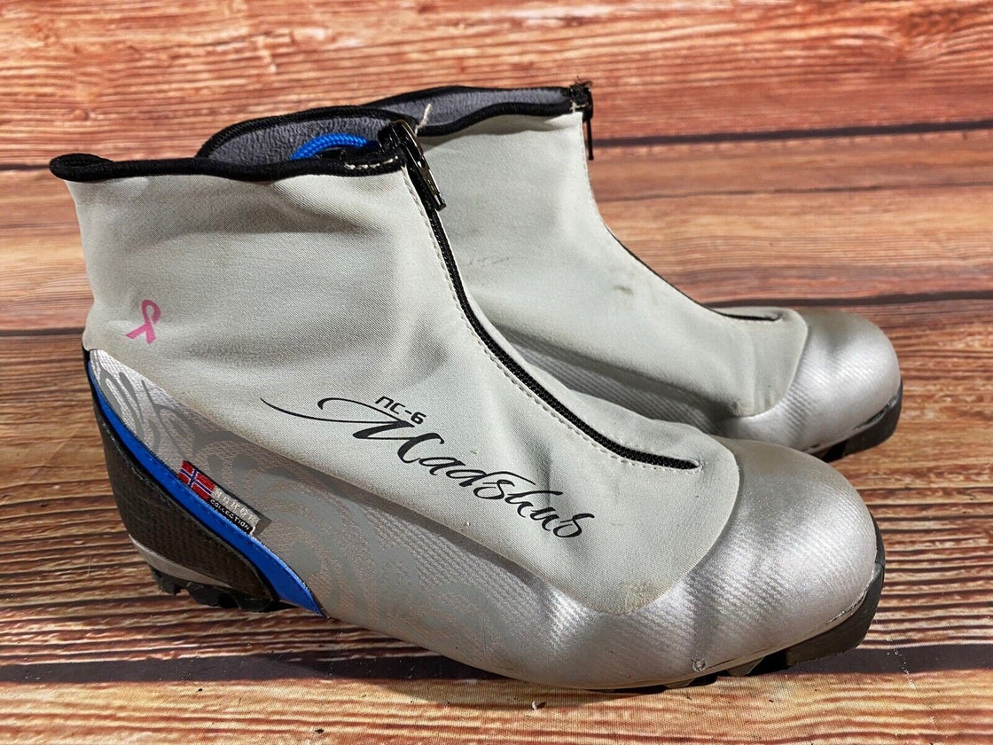 Madshus NC6 Nordic Cross Country Ski Boots EU40 US7.5 NNN 2703