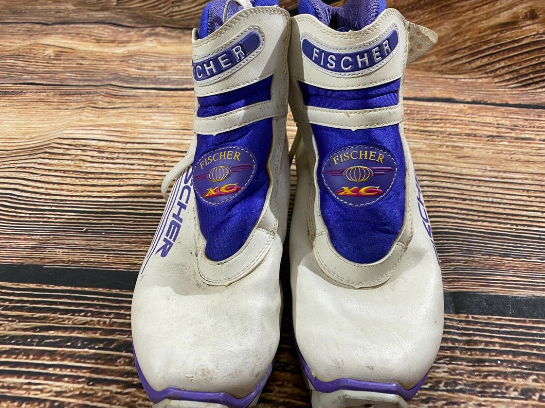 FISCHER XC Cross Country Ski Boots Size EU38 US6 SNS Profil 1093
