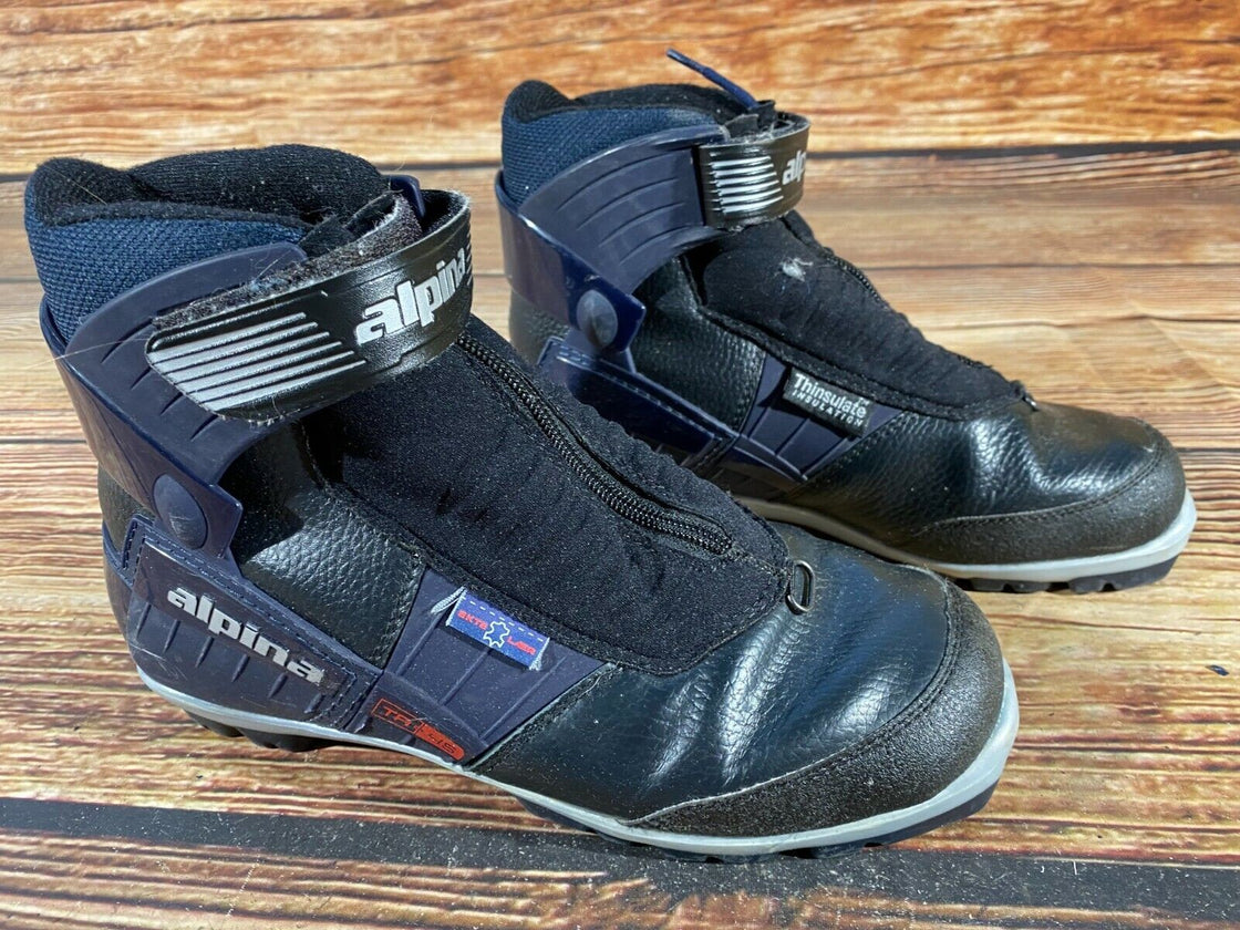 Alpina TR-45 Nordic Cross Country Ski Boots Size EU39 US7 NNN 593