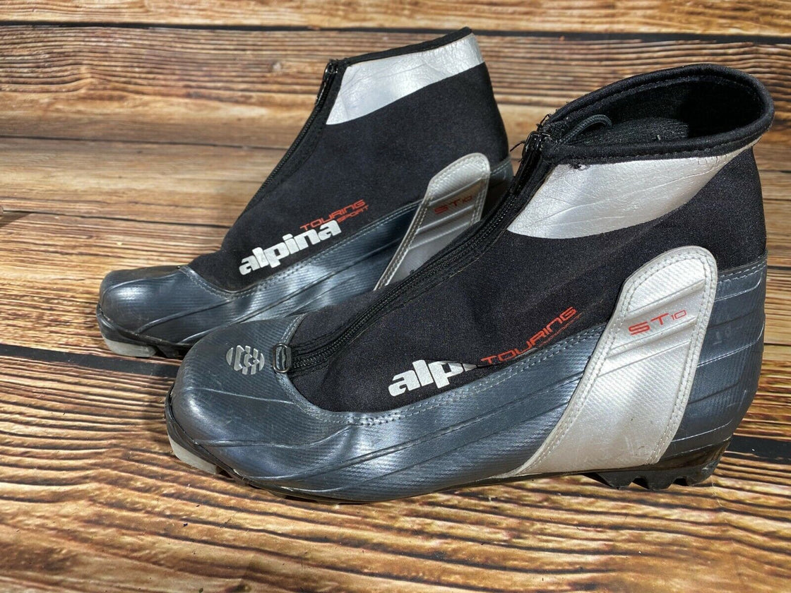 Alpina ST10 Cross Country Ski Boots Classic Size EU43 SU9.5 NNN Rottefella 637