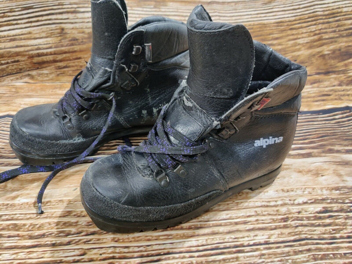Alpina Touring Cross Country Nordic Backcountry Ski Boots EU38 US6 NNN-BC 1815