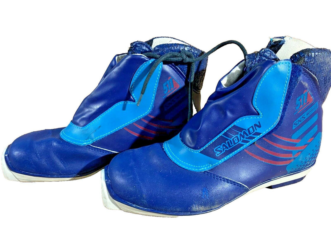 SALOMON 5.11 Nordic Cross Country Ski Boots Size EU41 US8 SNS Profil 2251