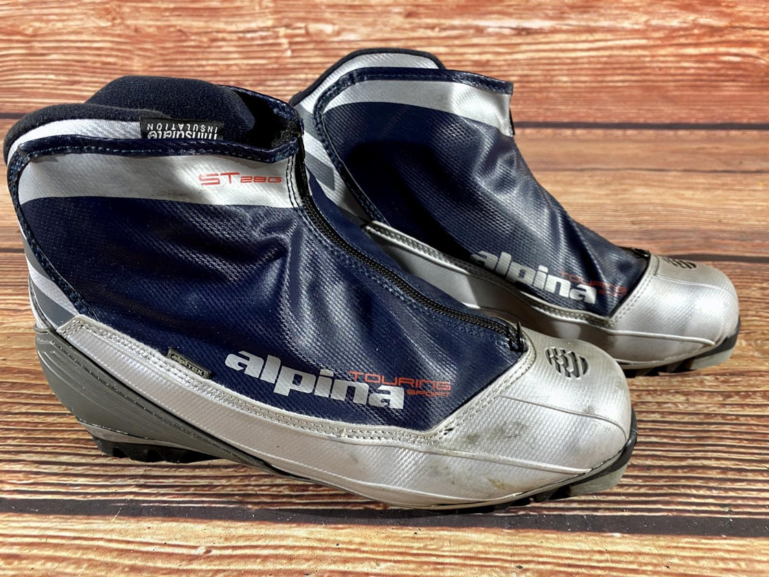 Alpina ST28G Nordic Cross Country Ski Boots Size EU44 US10.5 for NNN 2987