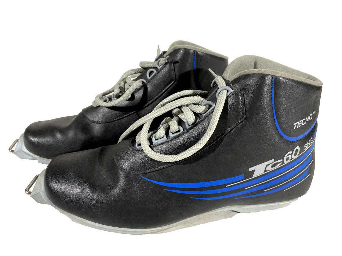 Tecno TC60 Nordic Cross Country Ski Boots EU47 US12.5 SNS Old Bindings 1242