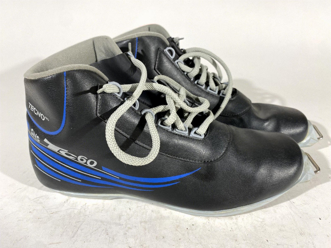 Tecno TC60 Nordic Cross Country Ski Boots EU47 US12.5 SNS Old Bindings 1242