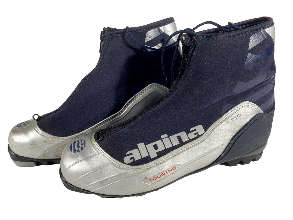 Alpina T10 Nordic Cross Country Ski Boots Size EU40 US7.5 for NNN 1021