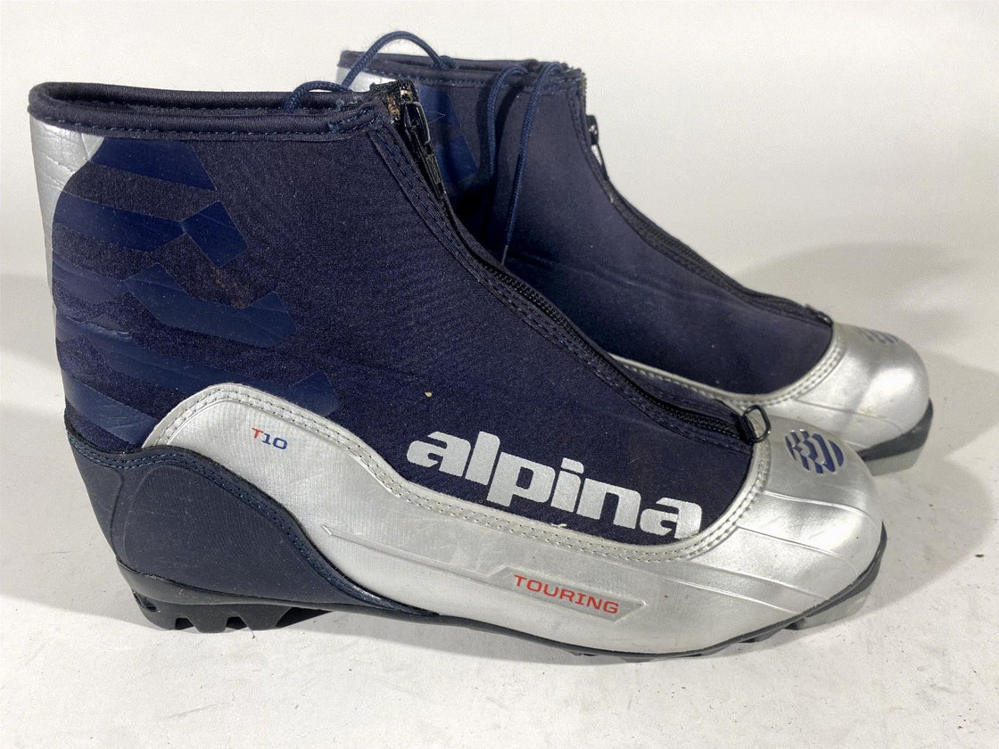 Alpina T10 Nordic Cross Country Ski Boots Size EU40 US7.5 for NNN 1021