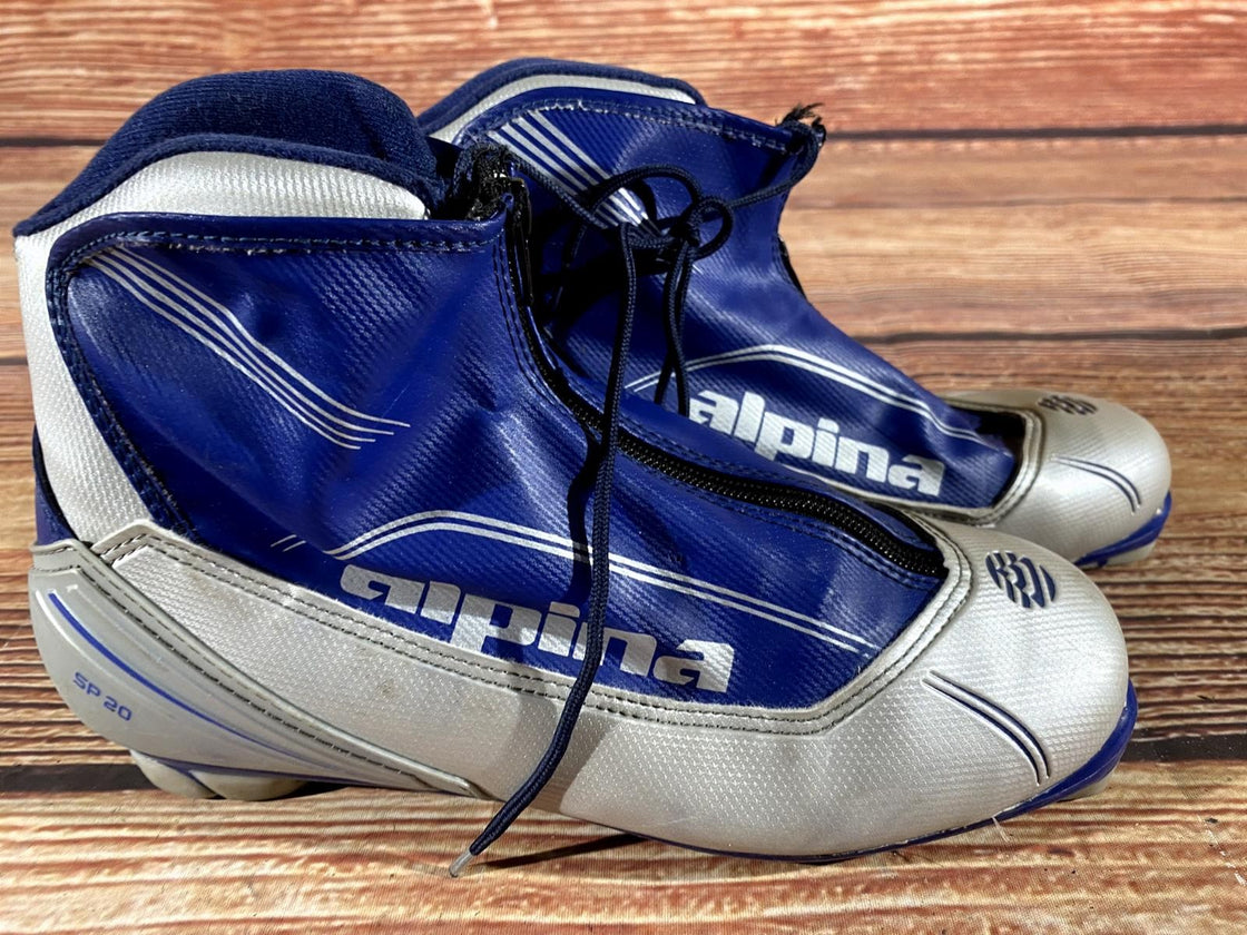 Alpina SP20 Nordic Cross Country Ski Boots Size EU42 US9 for NNN 1040
