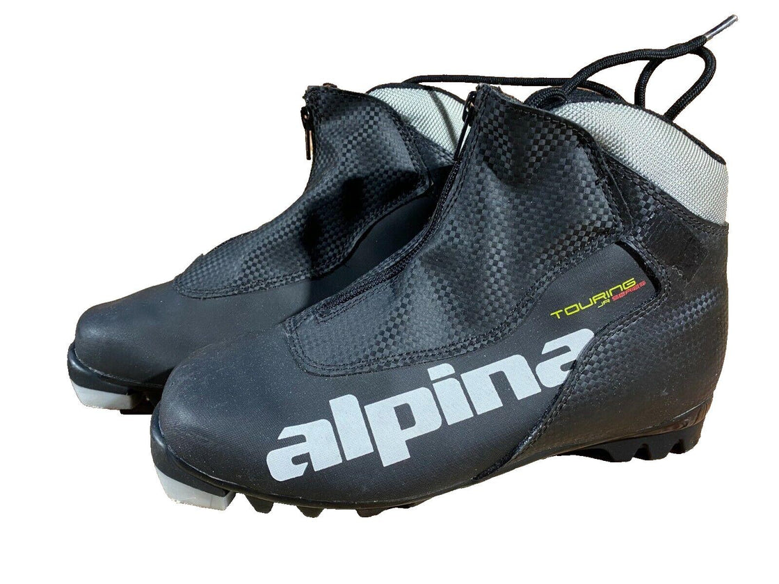 Alpina Touring Jr Nordic Cross Country Ski Boots Size EU38 US6 for NNN 682