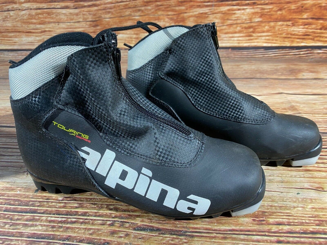 Alpina Touring Jr Nordic Cross Country Ski Boots Size EU38 US6 for NNN 682