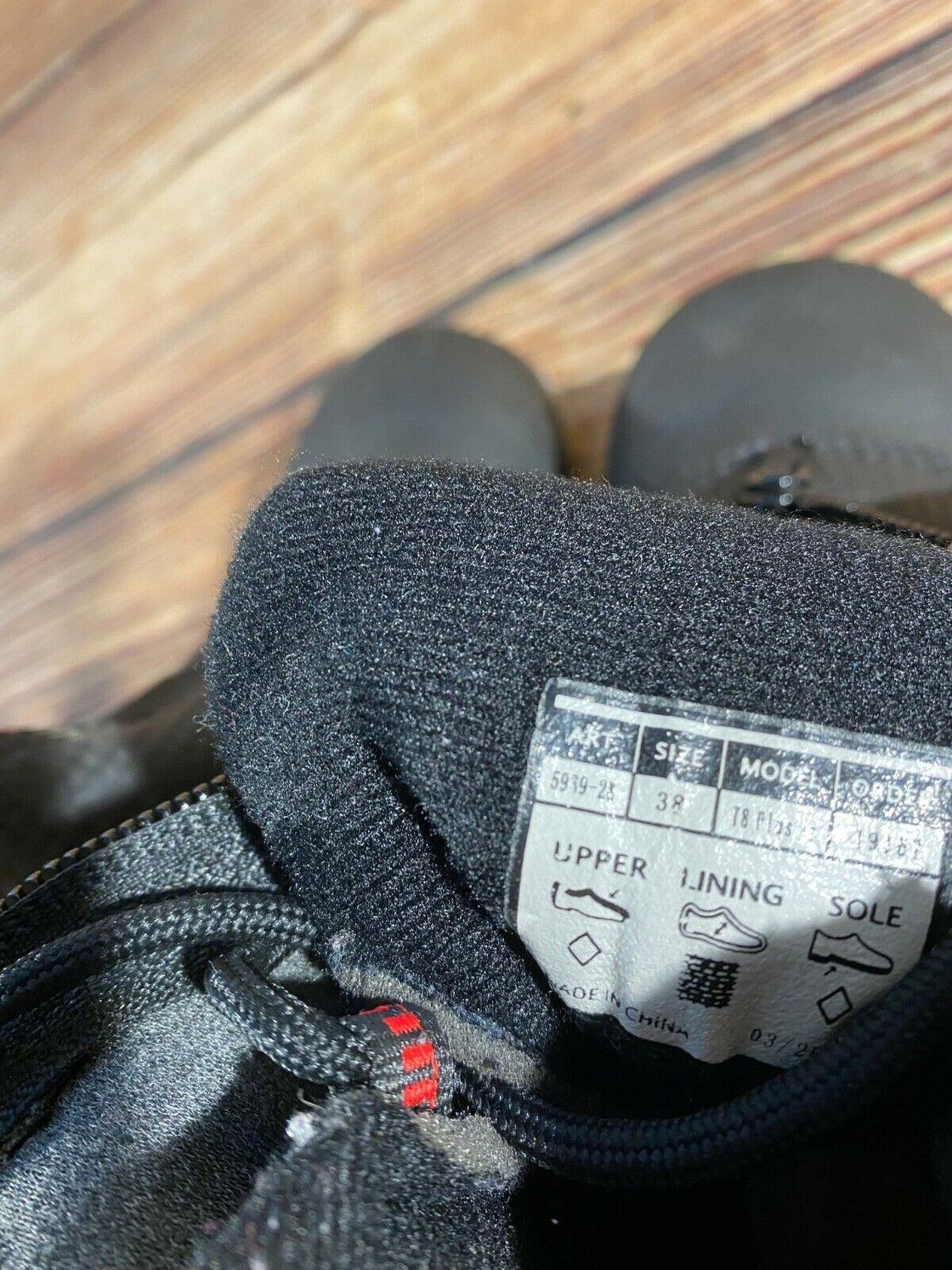 Alpina Touring Jr Nordic Cross Country Ski Boots Size EU38 US6 for NNN 682