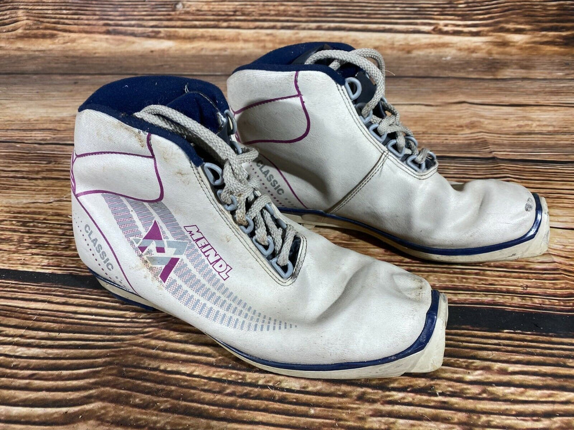 Meindl Classic Nordic Cross Country Ski Boots Size EU39 US7 SNS Profil 1474
