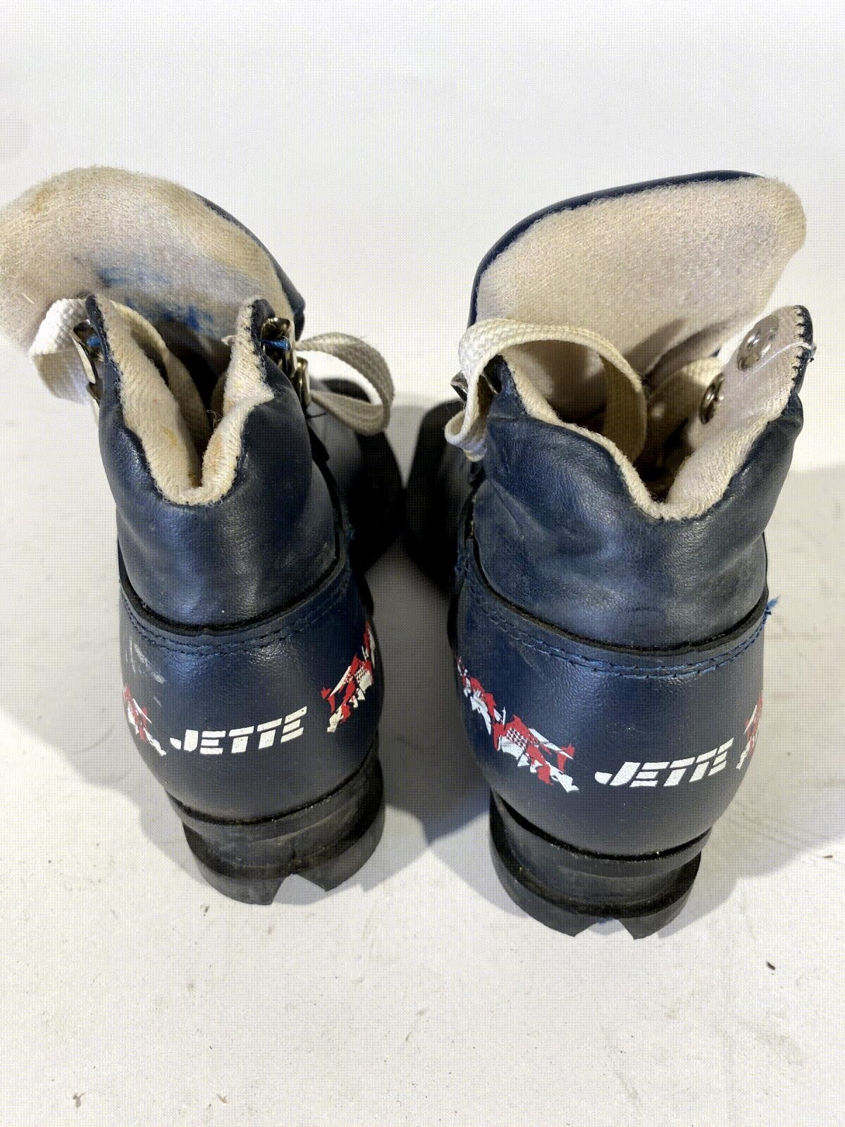 Jette Cross Country Ski Boots Backcountry 75mm NN EU 25 US 8.5 Kids Vintage 1764