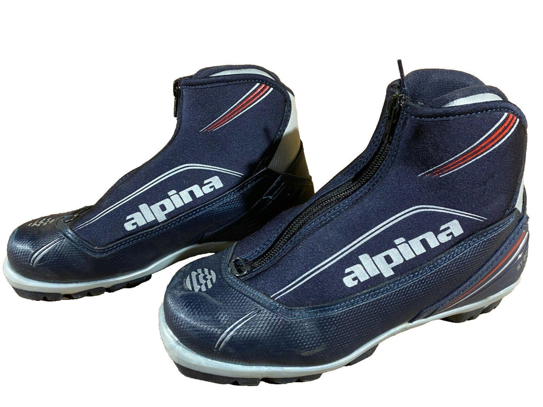 Alpina ST20 Nordic Cross Country Ski Boots Size EU37 US5 for NNN 1024