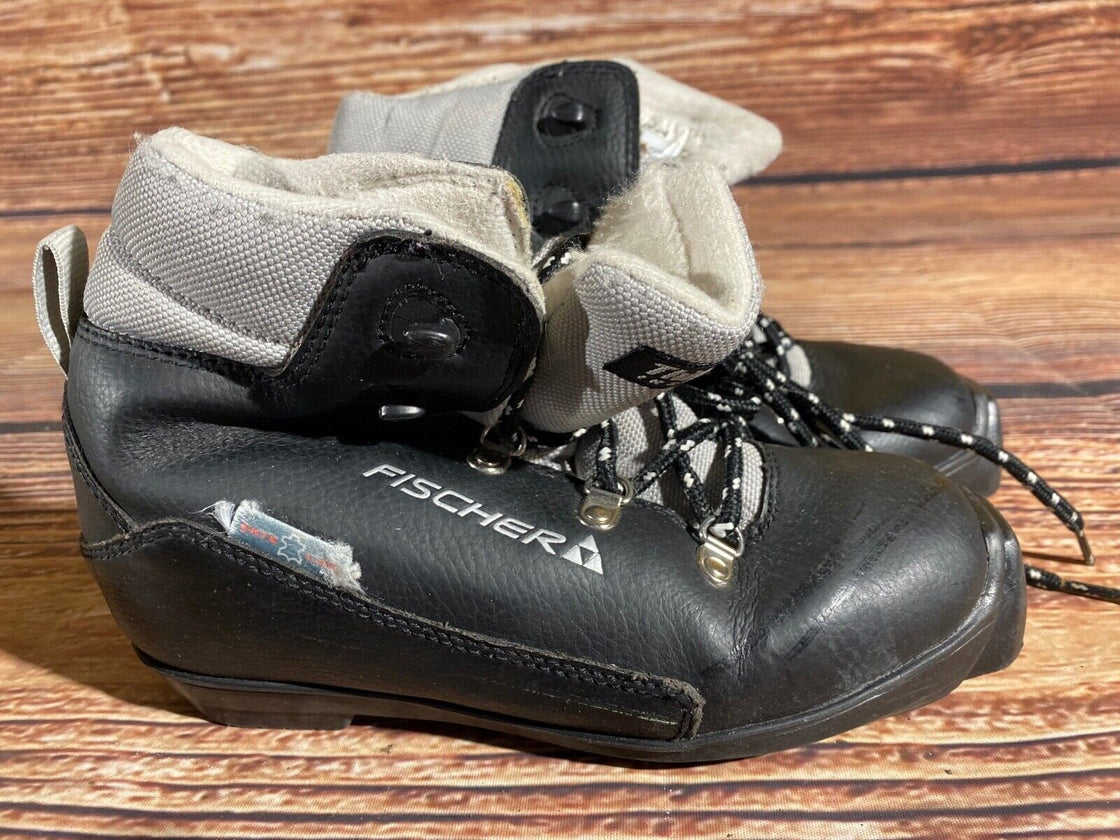 Fischer Kids Cross Country Ski Boots Size EU34 US3 SNS Profil F-586