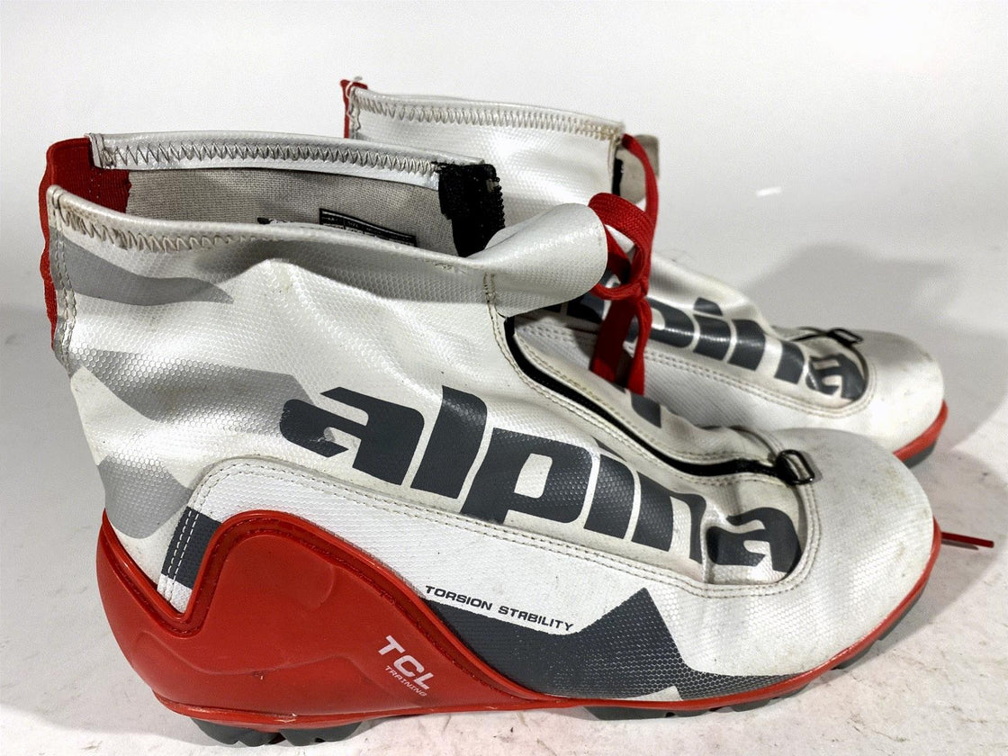 Alpina TCL Racing Nordic Cross Country Ski Boots Size EU42 US9 for NNN 3098