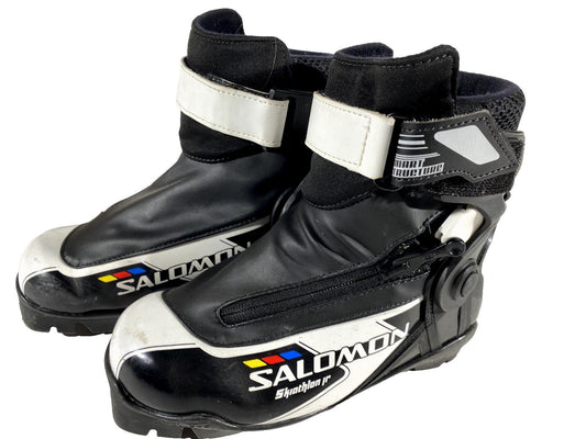 Salomon Cross Country Ski Boots Classic SNS Profil EU 33 US 1.5 Kids 200mm S110