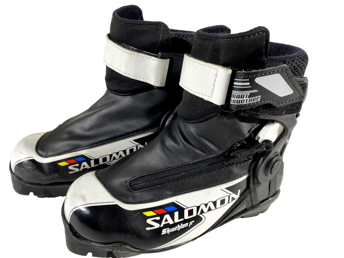 Salomon Kids  Skiathlon Cross Country Ski Boots Size EU33 US1.5 SNS Pilot S110