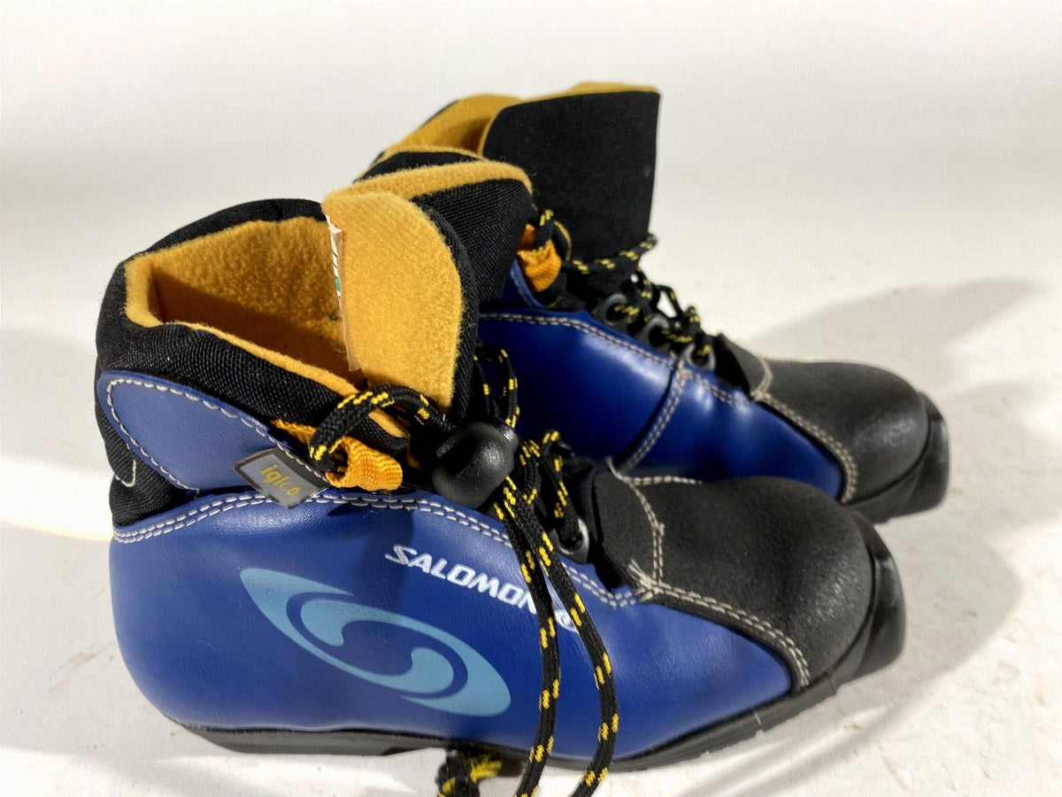 Salomon Cross Country Ski Boots Classic SNS Profil EU 31 US 13 Kids 195mm S122