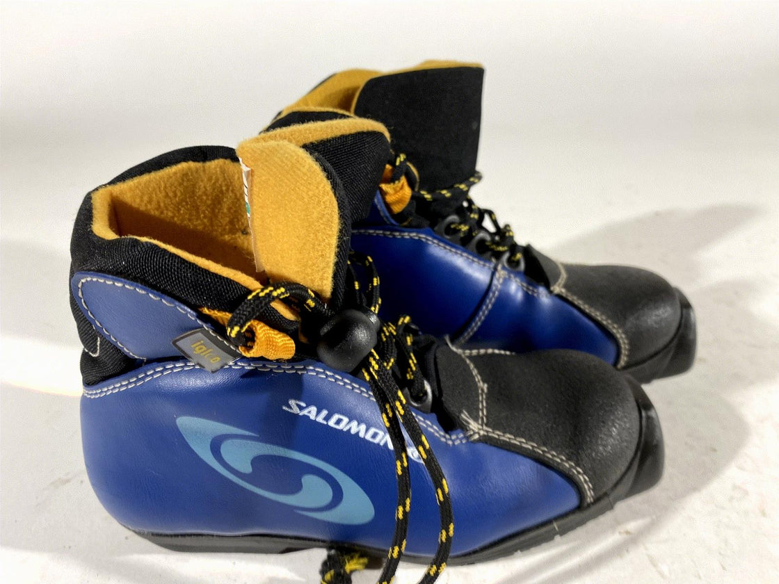 Salomon Kids Nordic Cross Country Ski Boots Size EU31 US13 SNS Profil S122