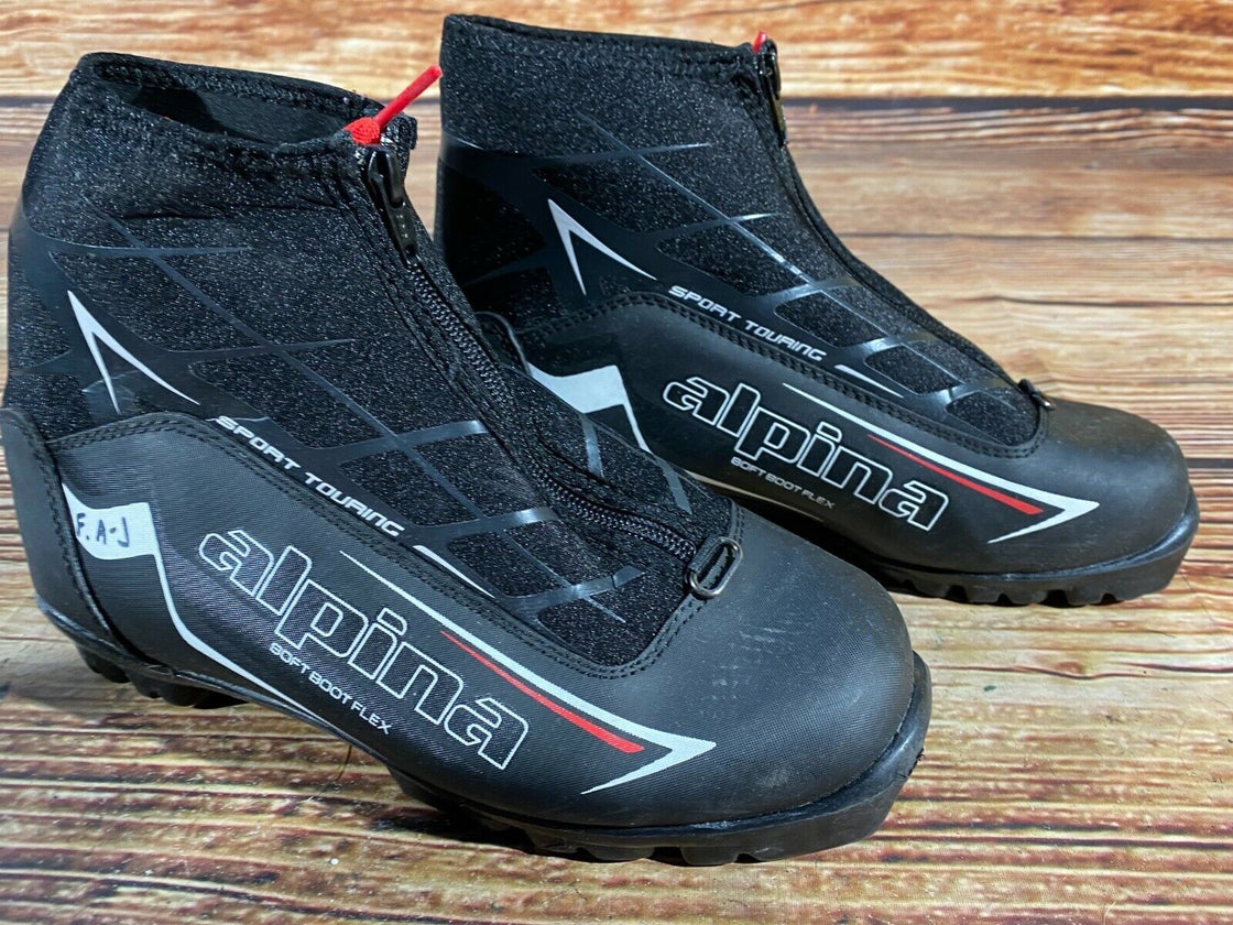 Alpina Sport Touring Nordic Cross Country Ski Boots Size EU37 US5 for NNN 925