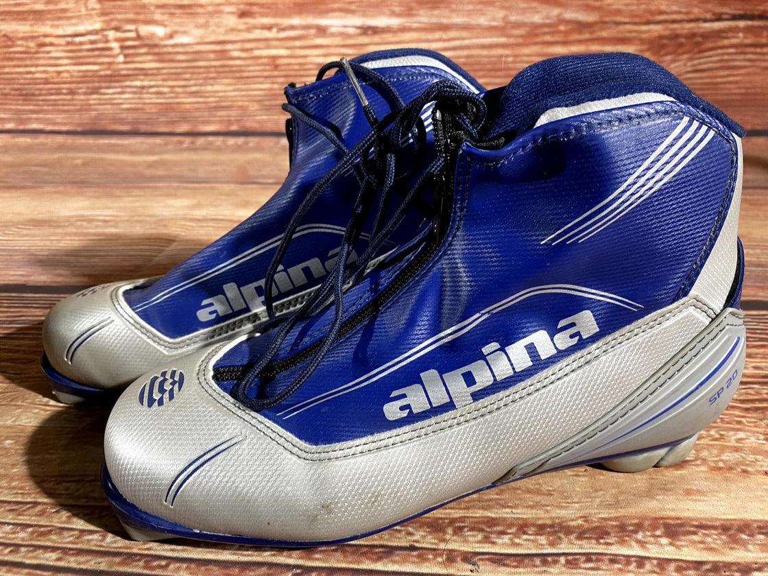 Alpina SP20 Nordic Cross Country Ski Boots Size EU39 US7 for NNN 589