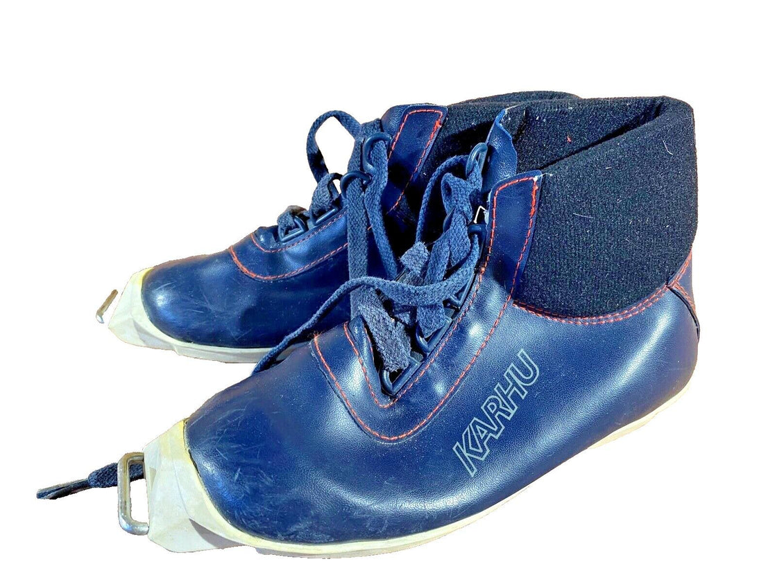 Karhu Kids Nordic Cross Country Ski Boots Size EU33 US2 SNS Old Bindings 1243